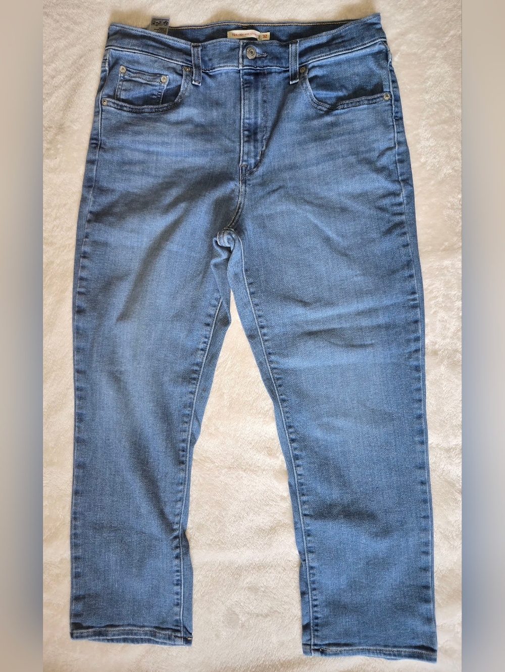 Levi’s 724 High Rise Straight Jeans Size 32